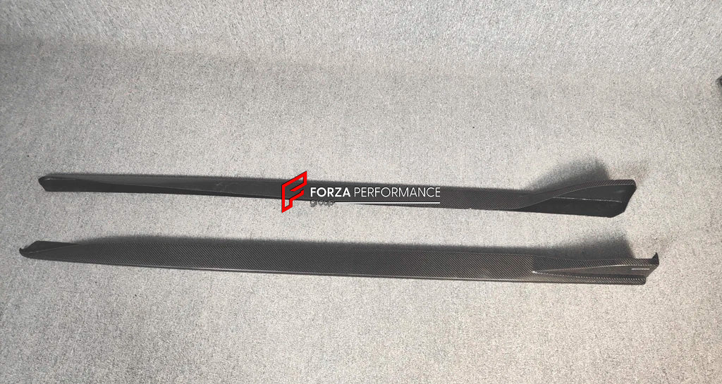 BODY KIT for TOYOTA SUPRA A90 2019+
Set includes:

Front Lip Splitter
Side Skirts
Rear Lip Spoiler
Rear Aprons
Material: Carbon

NOTE: Professional installation is required