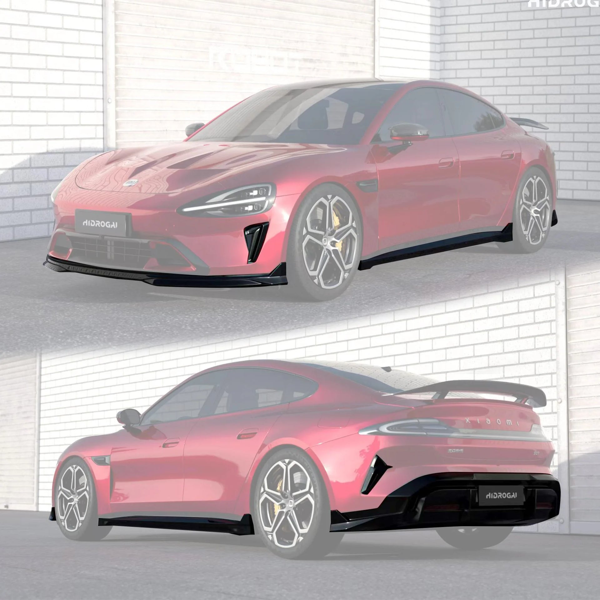 CARBON BODY KIT for XIAOMI SU7 2024+

Set includes:

Front Lip
Front Bumper Covers
Hood / Bonnet
Side Skirts
Rear Bumper Covers
Rear Spoiler ( 2 options )

Rear Diffuser

Material: Wet Carbon with Fiberglass

NOTE: Professional installation is required.

Why “Contact Us for Pricing”?

We don’t display fixed prices because our goal is to offer you the most competitive deal possible. Product costs often decrease over time, and by requesting a quote, you’ll receive our most up-to-date price on market.

SECURED