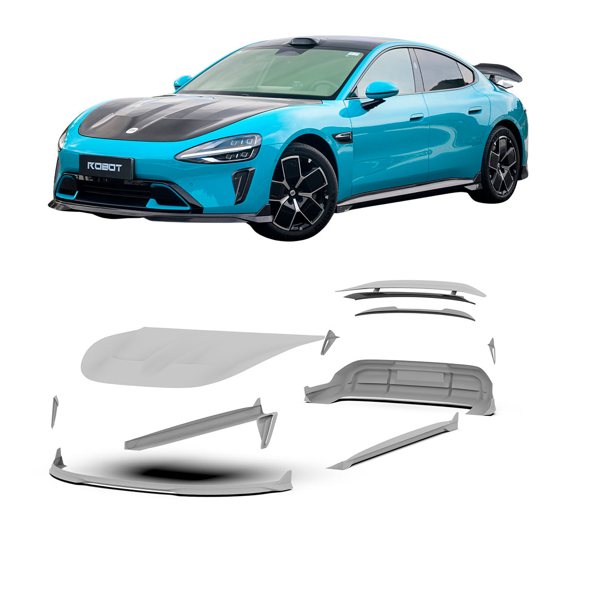 CARBON BODY KIT for XIAOMI SU7 2024+

Set includes:

Front Lip
Front Bumper Covers
Hood / Bonnet
Side Skirts
Rear Bumper Covers
Rear Spoiler ( 2 options )

Rear Diffuser

Material: Wet Carbon with Fiberglass

NOTE: Professional installation is required.

Why “Contact Us for Pricing”?

We don’t display fixed prices because our goal is to offer you the most competitive deal possible. Product costs often decrease over time, and by requesting a quote, you’ll receive our most up-to-date price on market.

SECURED