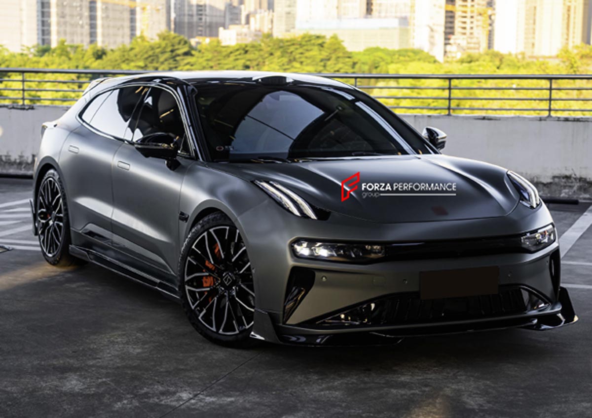 Carbon Body Kit for Zeekr 001 2021+
Set includes:

Front Lip
Side Skirts
Diffuser
Roof Spoiler
Material: Carbon (Can be made in Forged Carbon)

NOTE: Professional installation is required.