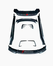 CARBON BODY KIT for ZEEKR 001

Set includes:
Front Lip
Front Bumper Trims
Side Skirts
Rear Spoiler
Rear Bumper Trims
Rear Diffuser

Material: Carbon

NOTE: Professional installation is required