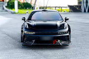 CARBON BODY KIT for ZEEKR 001

Set includes:
Front Lip
Front Bumper Trims
Side Skirts
Rear Spoiler
Rear Bumper Trims
Rear Diffuser

Material: Carbon

NOTE: Professional installation is required