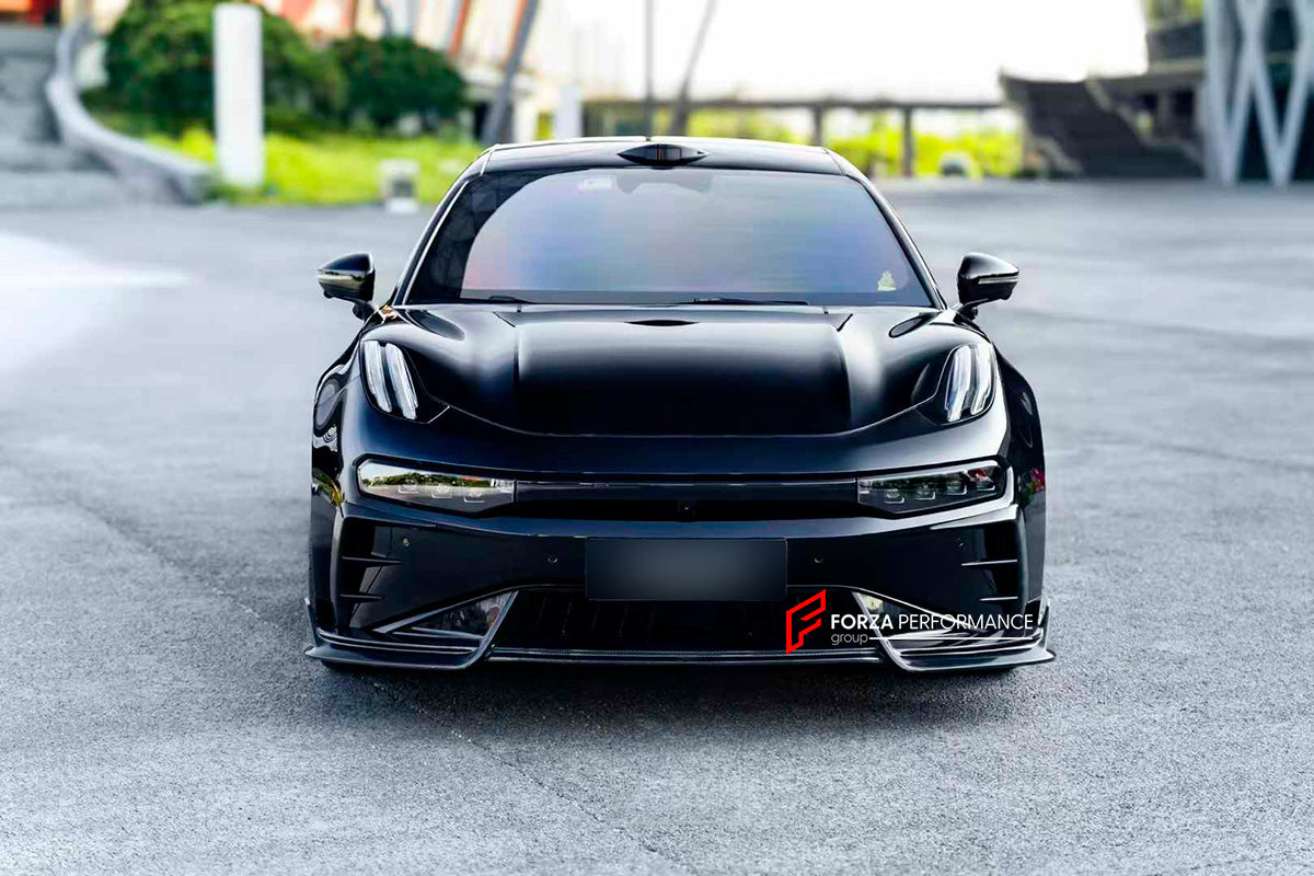 CARBON BODY KIT for ZEEKR 001

Set includes:
Front Lip
Front Bumper Trims
Side Skirts
Rear Spoiler
Rear Bumper Trims
Rear Diffuser

Material: Carbon

NOTE: Professional installation is required