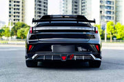 CARBON BODY KIT for ZEEKR 001

Set includes:
Front Lip
Front Bumper Trims
Side Skirts
Rear Spoiler
Rear Bumper Trims
Rear Diffuser

Material: Carbon

NOTE: Professional installation is required