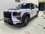 CARBON BODY KIT for ZEEKR 9X 2025+ FORZA PERFORMANCE custom fit RNG Style

Set includes:
Front Lip
Front Bumper Canards
Hood Scoop Trim Cover
Fender Flares
Side Skirts

Material: Carbon

NOTE: Professional installation is required.