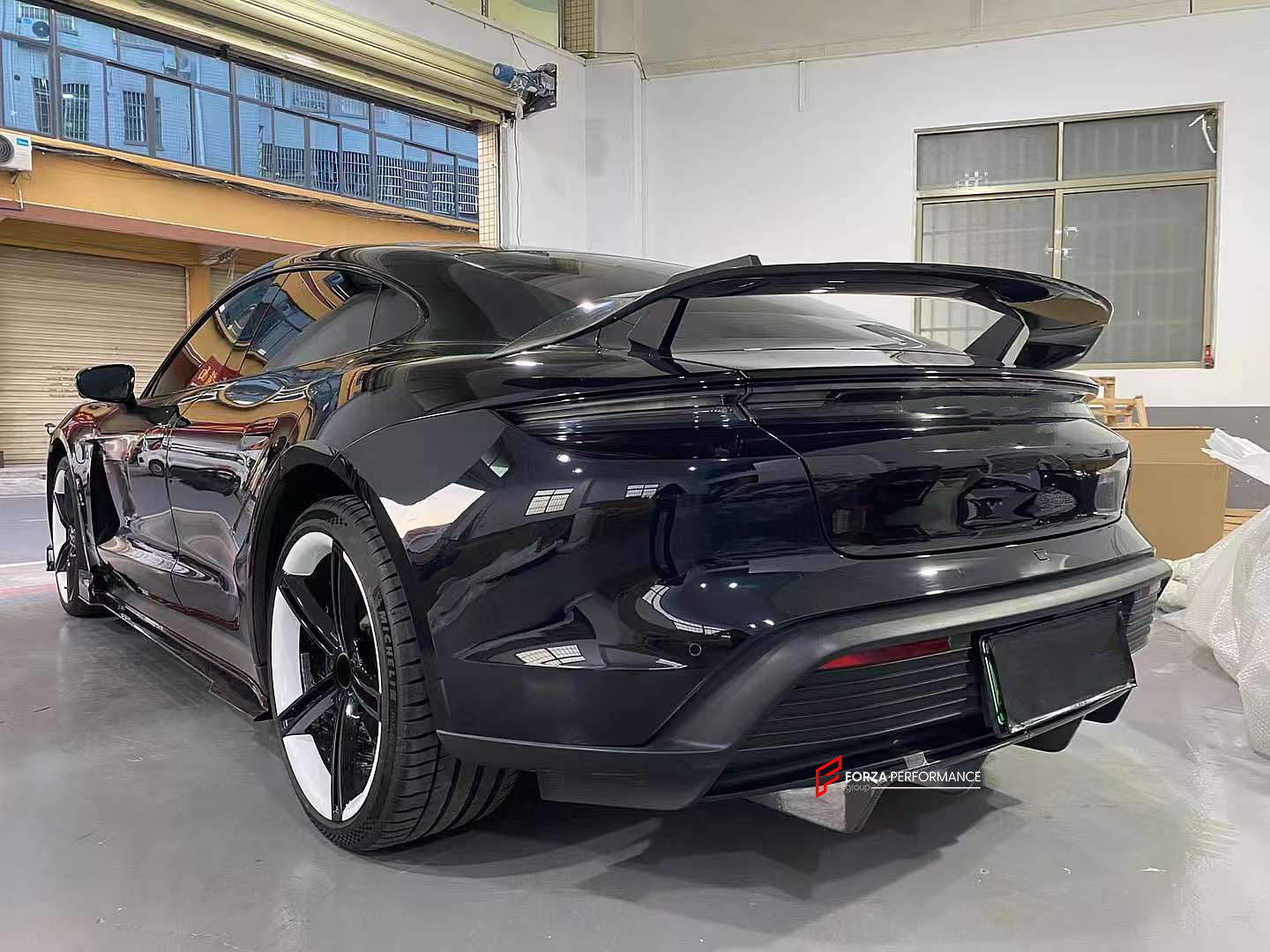 REVOZPORT STYLE CARBON BODY KIT FOR PORSCHE TAYCAN