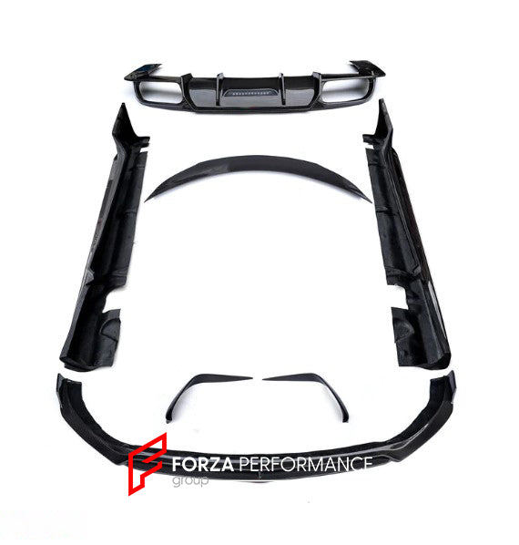 CARBON BODY KIT FOR MERCEDES-BENZ W205 C43 COUPE AMG SPORT 2019+