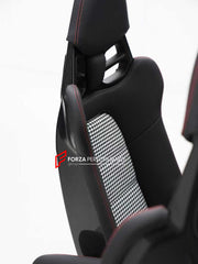 We manufacture custom carbon bucket seats for Porsche models. We offer fully customizable options including an optional memory foam insert, integrated side airbags, electric connectors to seat belts, and a seat occupancy sensor further elevate safety without compromising on a lightweight, durable construction—ensuring you race ahead with unmatched support.

Advantages of Forza Performance Group Bucket Seats:
Fully Customizable Design
Optional Memory Foam Insert

Integrated Side Airbags
Electric Connectors t