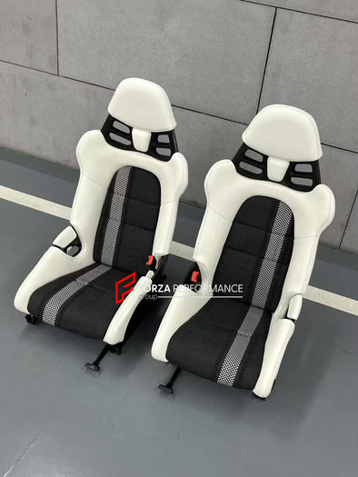 We manufacture custom carbon bucket seats for Porsche models. We offer fully customizable options including an optional memory foam insert, integrated side airbags, electric connectors to seat belts, and a seat occupancy sensor further elevate safety without compromising on a lightweight, durable construction—ensuring you race ahead with unmatched support.

Advantages of Forza Performance Group Bucket Seats:
Fully Customizable Design
Optional Memory Foam Insert

Integrated Side Airbags
Electric Connectors t