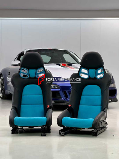 We manufacture custom carbon bucket seats for Porsche models. We offer fully customizable options including an optional memory foam insert, integrated side airbags, electric connectors to seat belts, and a seat occupancy sensor further elevate safety without compromising on a lightweight, durable construction—ensuring you race ahead with unmatched support.

Advantages of Forza Performance Group Bucket Seats:
Fully Customizable Design
Optional Memory Foam Insert

Integrated Side Airbags
Electric Connectors t