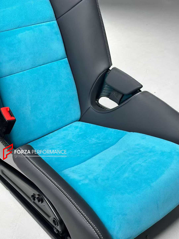 We manufacture custom carbon bucket seats for Porsche models. We offer fully customizable options including an optional memory foam insert, integrated side airbags, electric connectors to seat belts, and a seat occupancy sensor further elevate safety without compromising on a lightweight, durable construction—ensuring you race ahead with unmatched support.

Advantages of Forza Performance Group Bucket Seats:
Fully Customizable Design
Optional Memory Foam Insert

Integrated Side Airbags
Electric Connectors t