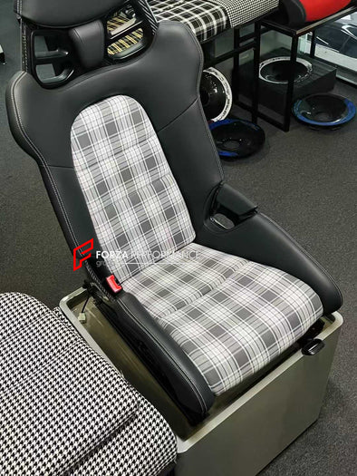 We manufacture custom carbon bucket seats for Porsche models. We offer fully customizable options including an optional memory foam insert, integrated side airbags, electric connectors to seat belts, and a seat occupancy sensor further elevate safety without compromising on a lightweight, durable construction—ensuring you race ahead with unmatched support.

Advantages of Forza Performance Group Bucket Seats:
Fully Customizable Design
Optional Memory Foam Insert

Integrated Side Airbags
Electric Connectors t