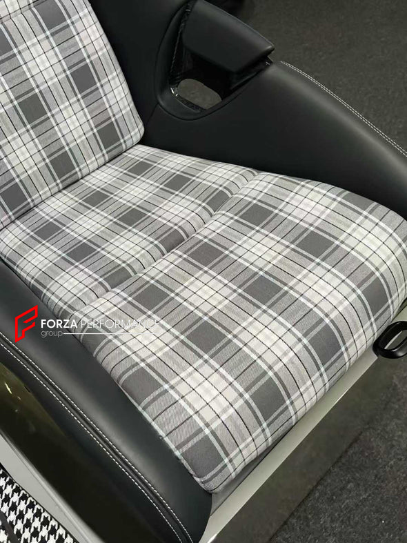 We manufacture custom carbon bucket seats for Porsche models. We offer fully customizable options including an optional memory foam insert, integrated side airbags, electric connectors to seat belts, and a seat occupancy sensor further elevate safety without compromising on a lightweight, durable construction—ensuring you race ahead with unmatched support.

Advantages of Forza Performance Group Bucket Seats:
Fully Customizable Design
Optional Memory Foam Insert

Integrated Side Airbags
Electric Connectors t