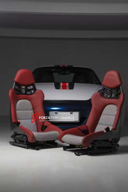 We manufacture custom carbon bucket seats for Porsche models. We offer fully customizable options including an optional memory foam insert, integrated side airbags, electric connectors to seat belts, and a seat occupancy sensor further elevate safety without compromising on a lightweight, durable construction—ensuring you race ahead with unmatched support.

Advantages of Forza Performance Group Bucket Seats:
Fully Customizable Design
Optional Memory Foam Insert

Integrated Side Airbags
Electric Connectors t