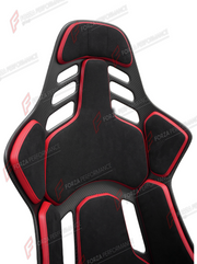 CARBON BUCKET SEATS FOR TESLA MODEL S 2012 - 2025 I Forza Performance custom fit buy Recaro Podium style design seats