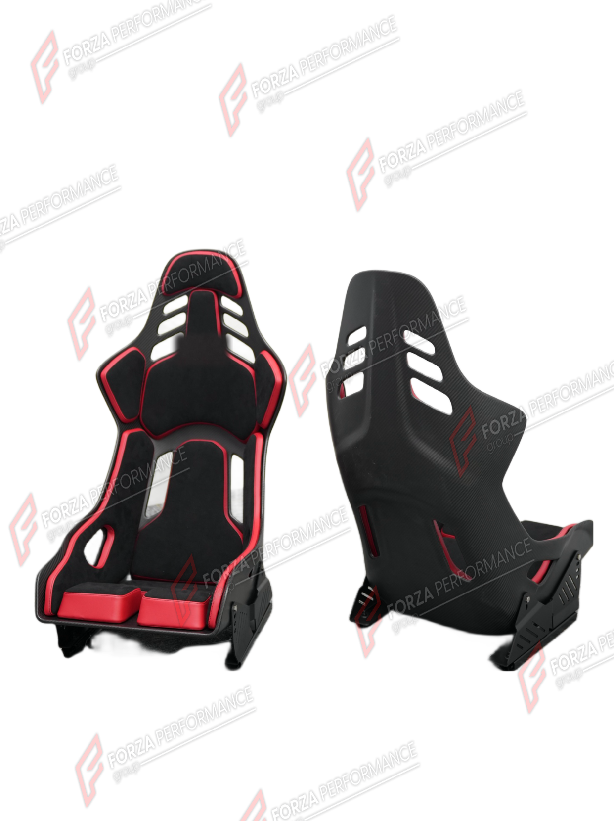 CARBON BUCKET SEATS FOR VOLKSWAGEN GOLF R MK7 2013 - 2020 I Forza Performance custom fit buy Recaro Podium style design seats