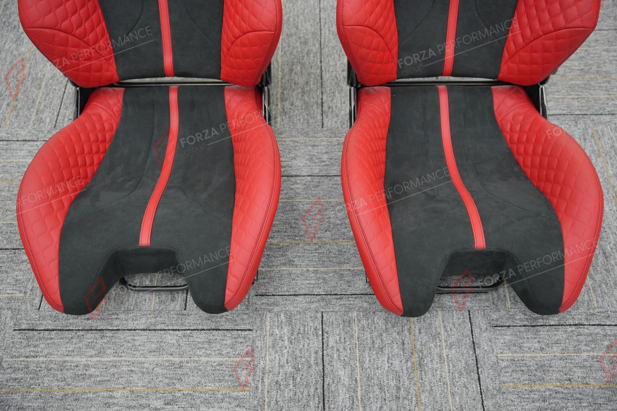 CARBON BUCKET SEATS LWCB for BMW M3 M4 M5 M6 F10 F20 F30 F90 G20 G30 G80 G90

A single seat can be sold, purchasing a pair is not required.

All bucket seats photos on our website are real images of the actual product.

We produce custom carbon bucket seats for every BMW models. We offer fully customizable options.

Custom Options:

Cushion Inserts: Custom Design
Finishing Options: Alcantara, Leather, Cloth
Logo Options: Custom Logo by your request
Seats shell material: Carbon

NOTE: Professional installati