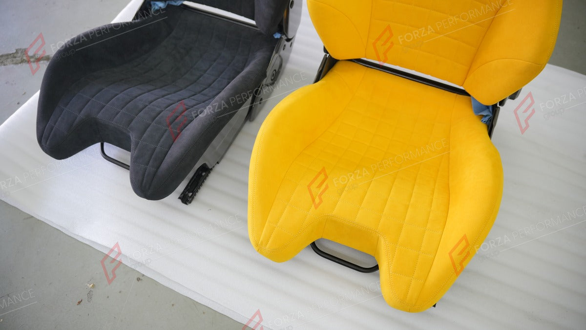CARBON BUCKET SEATS LWCB for BMW M3 M4 M5 M6 F10 F20 F30 F90 G20 G30 G80 G90

A single seat can be sold, purchasing a pair is not required.

All bucket seats photos on our website are real images of the actual product.

We produce custom carbon bucket seats for every BMW models. We offer fully customizable options.

Custom Options:

Cushion Inserts: Custom Design
Finishing Options: Alcantara, Leather, Cloth
Logo Options: Custom Logo by your request
Seats shell material: Carbon

NOTE: Professional installati
