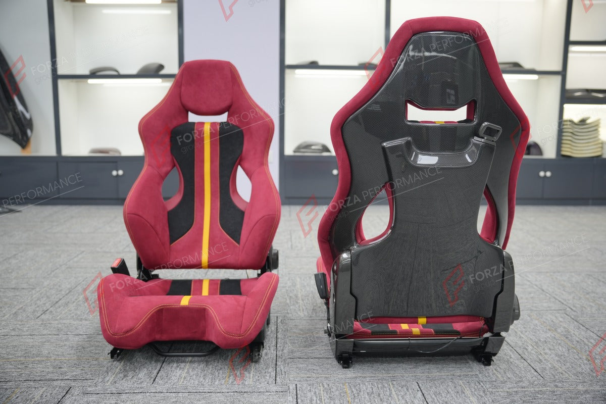 CARBON BUCKET SEATS LWCB for CHEVROLET CAMARO V VI ZL1 CORVETTE C6 C7 C8 Z06 STINGRAY

A single seat can be sold, purchasing a pair is not required.

All bucket seats photos on our website are real images of the actual product.

We produce custom carbon bucket seats for every Chevrolet models. We offer fully customizable options.

Custom Options:

Cushion Inserts: Custom Design
Finishing Options: Alcantara, Leather, Cloth
Logo Options: Custom Logo by your request
Seats shell material: Carbon

NOTE: Professi