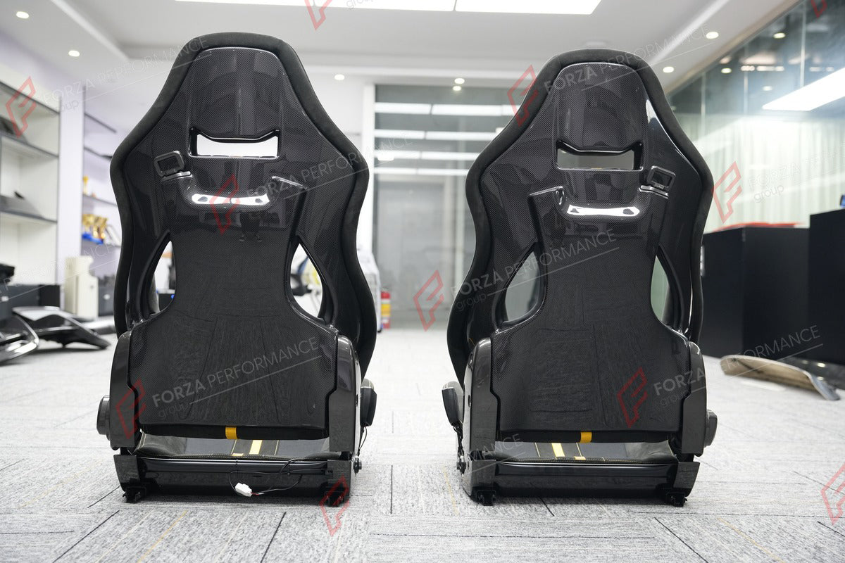 CARBON BUCKET SEATS LWCB for FERRARI 296 360 458 488 512 812 F355 F430 SF90 12CILINDRI CALIFORNIA PORTOFINO PUROSANGUE ROMA

A single seat can be sold, purchasing a pair is not required.

All bucket seats photos on our website are real images of the actual product.

We produce custom carbon bucket seats for every Ferrari models. We offer fully customizable options.

Custom Options:

Cushion Inserts: Custom Design
Finishing Options: Alcantara, Leather, Cloth
Logo Options: Custom Logo by your request
Seats sh