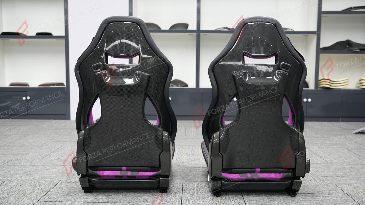 CARBON BUCKET SEATS LWCB for FERRARI 296 360 458 488 512 812 F355 F430 SF90 12CILINDRI CALIFORNIA PORTOFINO PUROSANGUE ROMA

A single seat can be sold, purchasing a pair is not required.

All bucket seats photos on our website are real images of the actual product.

We produce custom carbon bucket seats for every Ferrari models. We offer fully customizable options.

Custom Options:

Cushion Inserts: Custom Design
Finishing Options: Alcantara, Leather, Cloth
Logo Options: Custom Logo by your request
Seats sh