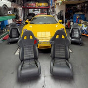 CARBON BUCKET SEATS LWCB for FERRARI 296 360 458 488 512 812 F355 F430 SF90 12CILINDRI CALIFORNIA PORTOFINO PUROSANGUE ROMA

A single seat can be sold, purchasing a pair is not required.

All bucket seats photos on our website are real images of the actual product.

We produce custom carbon bucket seats for every Ferrari models. We offer fully customizable options.

Custom Options:

Cushion Inserts: Custom Design
Finishing Options: Alcantara, Leather, Cloth
Logo Options: Custom Logo by your request
Seats sh