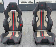 CARBON BUCKET SEATS LWCB for FERRARI 296 360 458 488 512 812 F355 F430 SF90 12CILINDRI CALIFORNIA PORTOFINO PUROSANGUE ROMA

A single seat can be sold, purchasing a pair is not required.

All bucket seats photos on our website are real images of the actual product.

We produce custom carbon bucket seats for every Ferrari models. We offer fully customizable options.

Custom Options:

Cushion Inserts: Custom Design
Finishing Options: Alcantara, Leather, Cloth
Logo Options: Custom Logo by your request
Seats sh