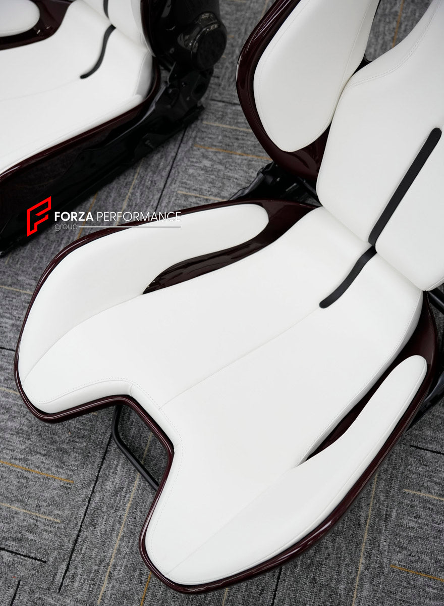 CARBON BUCKET SEATS LWCB for FERRARI 296 GTB

A single seat can be sold, purchasing a pair is not required.

All bucket seats photos on our website are real images of the actual product.

We produce custom carbon bucket seats for every Ferrari models. We offer fully customizable options.

Custom Options:

Cushion Inserts: Custom Design
Finishing Options: Alcantara, Leather, Cloth
Logo Options: Custom Logo by your request
Seats shell material: Carbon

NOTE: Professional installation is required.

Why “Contac