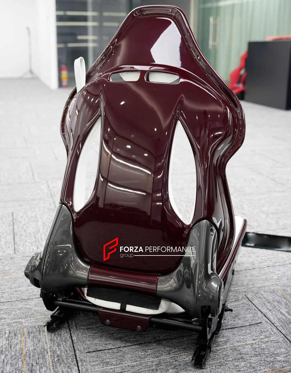 CARBON BUCKET SEATS LWCB for FERRARI 296 GTB

A single seat can be sold, purchasing a pair is not required.

All bucket seats photos on our website are real images of the actual product.

We produce custom carbon bucket seats for every Ferrari models. We offer fully customizable options.

Custom Options:

Cushion Inserts: Custom Design
Finishing Options: Alcantara, Leather, Cloth
Logo Options: Custom Logo by your request
Seats shell material: Carbon

NOTE: Professional installation is required.

Why “Contac