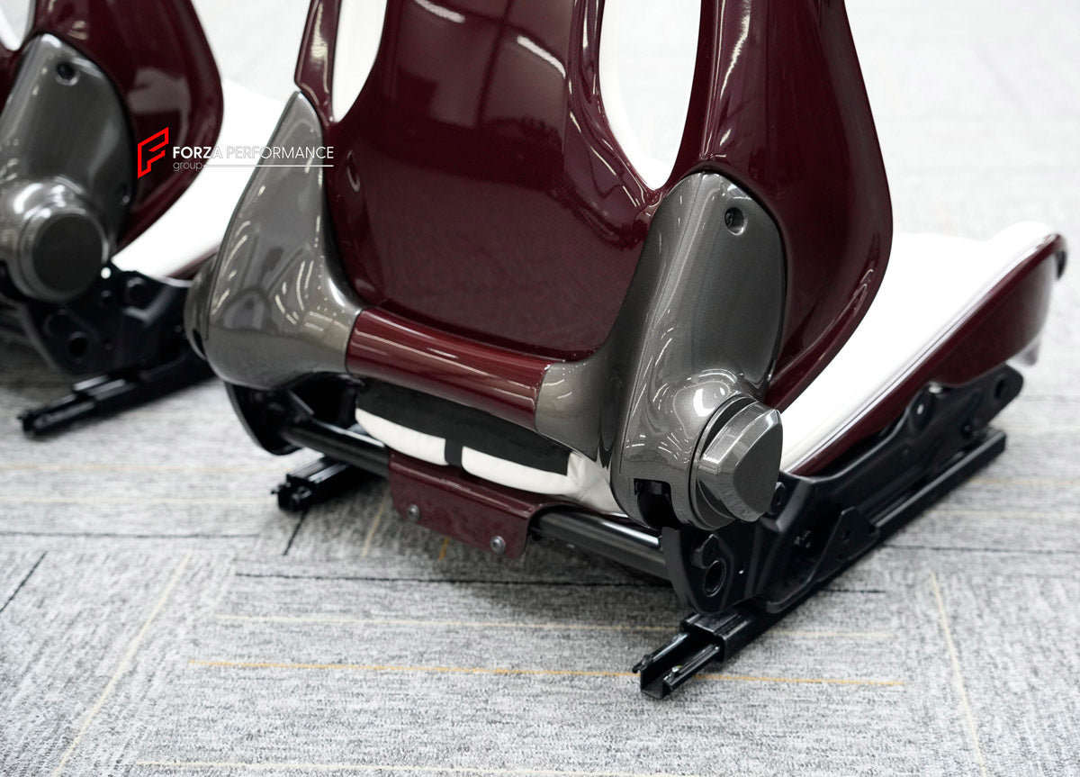 CARBON BUCKET SEATS LWCB for FERRARI 296 GTB

A single seat can be sold, purchasing a pair is not required.

All bucket seats photos on our website are real images of the actual product.

We produce custom carbon bucket seats for every Ferrari models. We offer fully customizable options.

Custom Options:

Cushion Inserts: Custom Design
Finishing Options: Alcantara, Leather, Cloth
Logo Options: Custom Logo by your request
Seats shell material: Carbon

NOTE: Professional installation is required.

Why “Contac