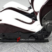 CARBON BUCKET SEATS LWCB for FERRARI 296 GTB

A single seat can be sold, purchasing a pair is not required.

All bucket seats photos on our website are real images of the actual product.

We produce custom carbon bucket seats for every Ferrari models. We offer fully customizable options.

Custom Options:

Cushion Inserts: Custom Design
Finishing Options: Alcantara, Leather, Cloth
Logo Options: Custom Logo by your request
Seats shell material: Dry Carbon

NOTE: Professional installation is required.