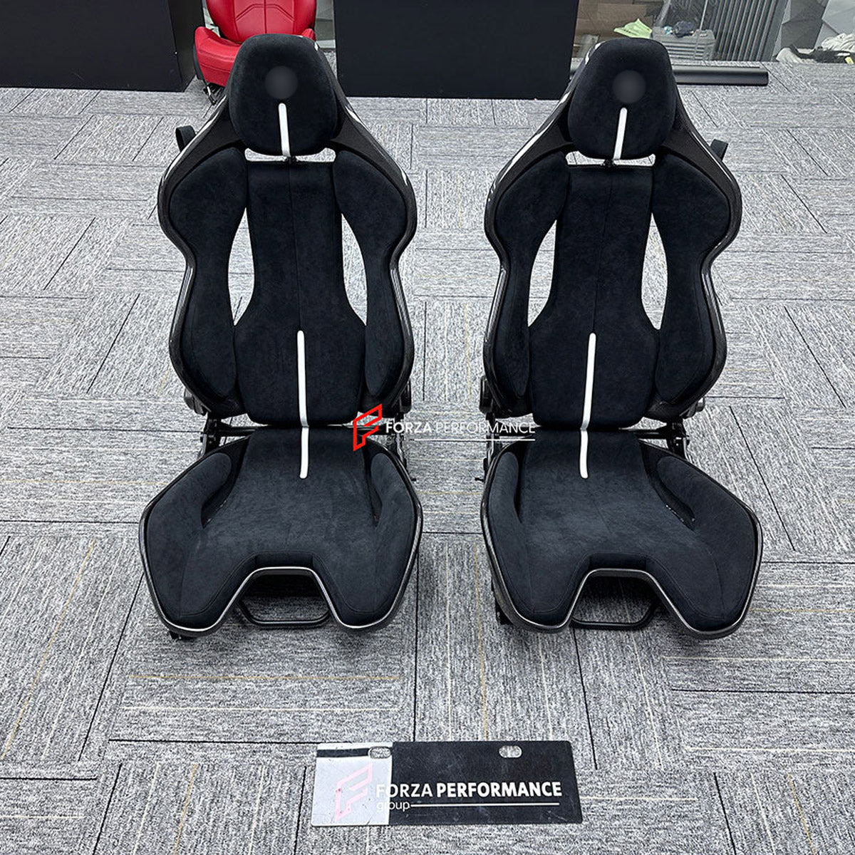 CARBON BUCKET SEATS LWCB for FERRARI 458 488 812 F8 F12

A single seat can be sold, purchasing a pair is not required.

All bucket seats photos on our website are real images of the actual product.

We produce custom carbon bucket seats for every Ferrari models. We offer fully customizable options.

Custom Options:

Cushion Inserts: Custom Design
Finishing Options: Alcantara, Leather, Cloth
Logo Options: Custom Logo by your request
Seats shell material: Dry Carbon

NOTE: Professional installation is require