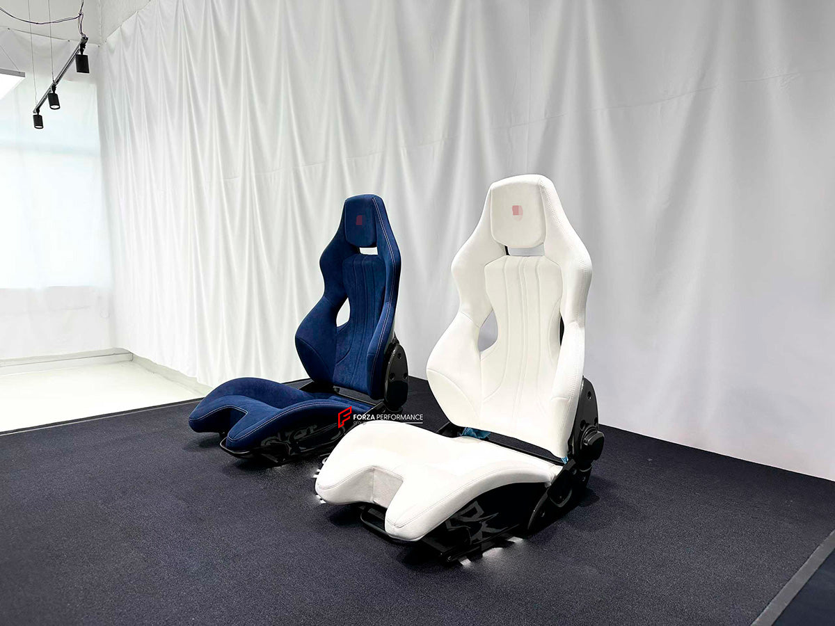 CARBON BUCKET SEATS LWCB for FERRARI F430 2005 - 2009

A single seat can be sold, purchasing a pair is not required.

All bucket seats photos on our website are real images of the actual product.

We produce custom carbon bucket seats for every Ferrari models. We offer fully customizable options.

Custom Options:

Cushion Inserts: Custom Design
Finishing Options: Alcantara, Leather, Cloth
Logo Options: Custom Logo by your request

Seats shell material: Dry Carbon

NOTE: Professional installation is required