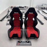 CARBON BUCKET SEATS LWCB for FERRARI F430 2005 - 2009

A single seat can be sold, purchasing a pair is not required.

All bucket seats photos on our website are real images of the actual product.

We produce custom carbon bucket seats for Ferrari F430 2005 - 2009. We offer fully customizable options.

Custom Options:

Cushion Inserts: Custom Design
Finishing Options: Alcantara, Leather, Cloth
Logo Options: Custom Logo by your request
Seats shell material: Carbon

NOTE: Professional installation is required.