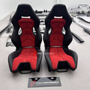 CARBON BUCKET SEATS LWCB for FERRARI F430 2005 - 2009

A single seat can be sold, purchasing a pair is not required.

All bucket seats photos on our website are real images of the actual product.

We produce custom carbon bucket seats for Ferrari F430 2005 - 2009. We offer fully customizable options.

Custom Options:

Cushion Inserts: Custom Design
Finishing Options: Alcantara, Leather, Cloth
Logo Options: Custom Logo by your request
Seats shell material: Carbon

NOTE: Professional installation is required.