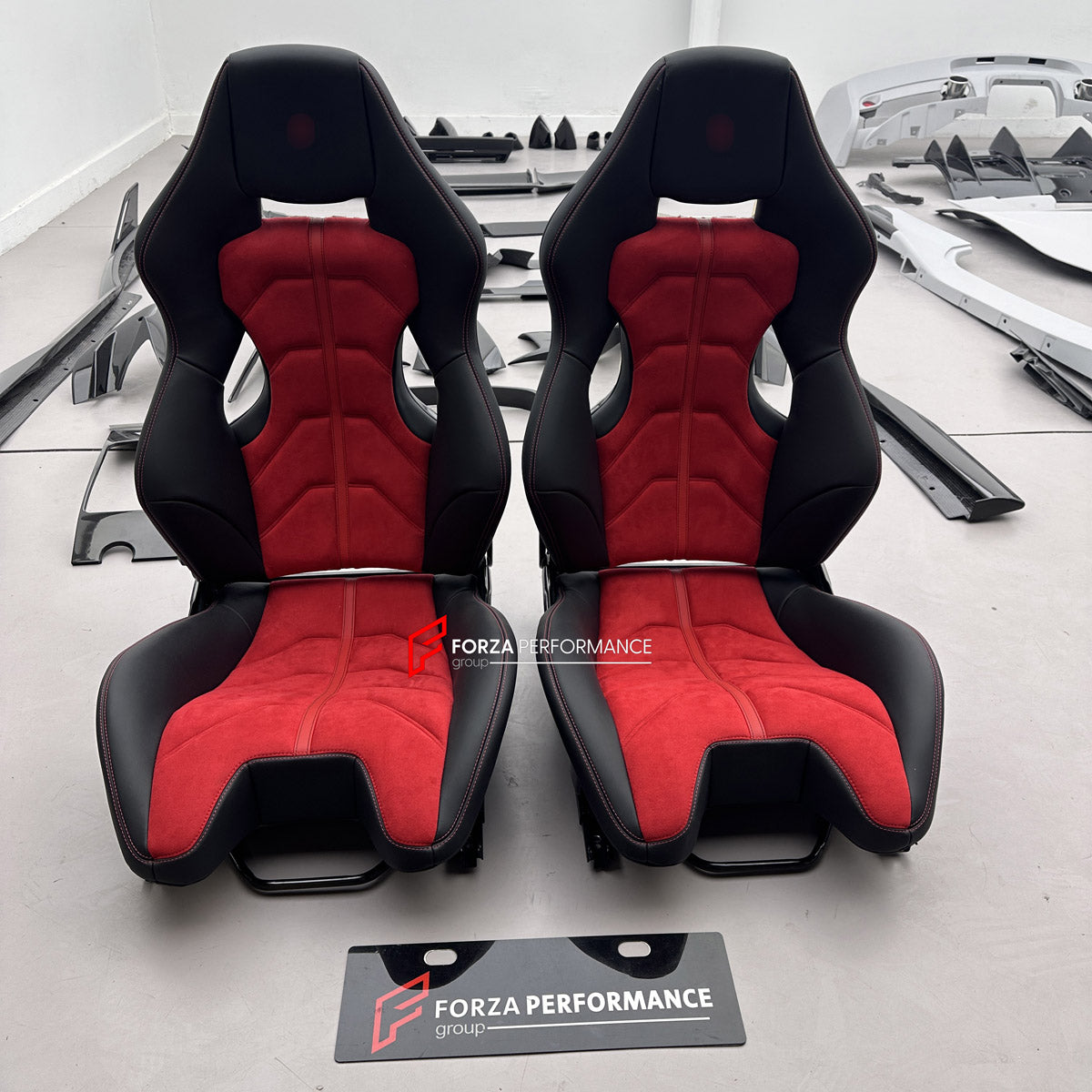 CARBON BUCKET SEATS LWCB for FERRARI F430 2005 - 2009

A single seat can be sold, purchasing a pair is not required.

All bucket seats photos on our website are real images of the actual product.

We produce custom carbon bucket seats for Ferrari F430 2005 - 2009. We offer fully customizable options.

Custom Options:

Cushion Inserts: Custom Design
Finishing Options: Alcantara, Leather, Cloth
Logo Options: Custom Logo by your request
Seats shell material: Carbon

NOTE: Professional installation is required.