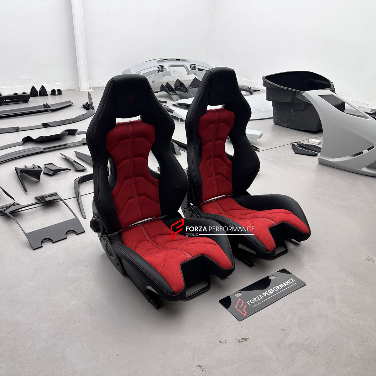 CARBON BUCKET SEATS LWCB for FERRARI F430 2005 - 2009

A single seat can be sold, purchasing a pair is not required.

All bucket seats photos on our website are real images of the actual product.

We produce custom carbon bucket seats for Ferrari F430 2005 - 2009. We offer fully customizable options.

Custom Options:

Cushion Inserts: Custom Design
Finishing Options: Alcantara, Leather, Cloth
Logo Options: Custom Logo by your request
Seats shell material: Carbon

NOTE: Professional installation is required.
