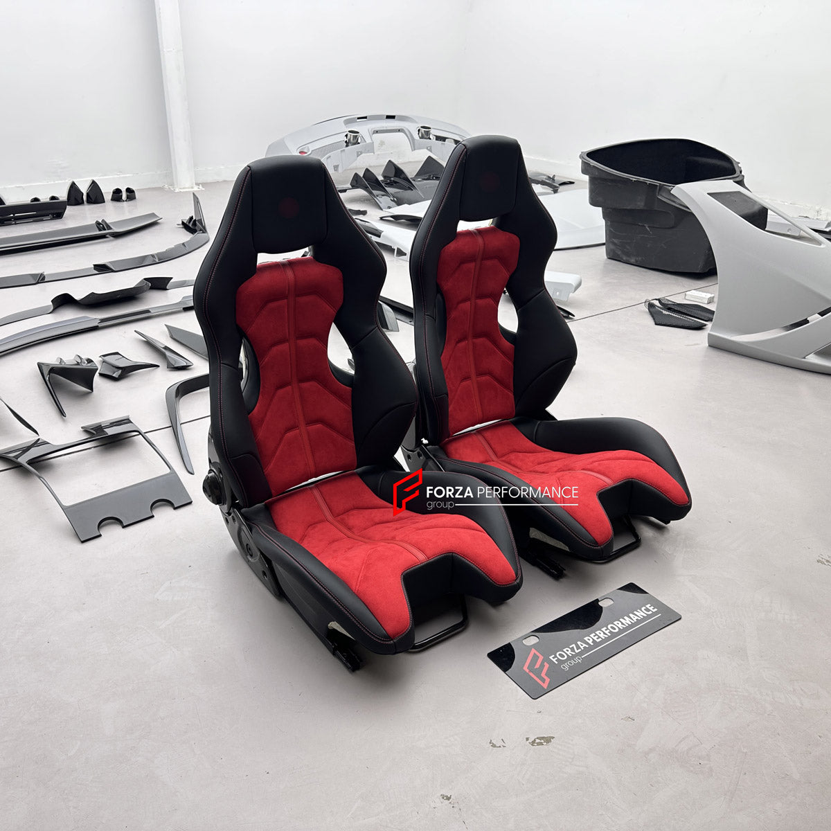 CARBON BUCKET SEATS LWCB for FERRARI F430 2005 - 2009

A single seat can be sold, purchasing a pair is not required.

All bucket seats photos on our website are real images of the actual product.

We produce custom carbon bucket seats for Ferrari F430 2005 - 2009. We offer fully customizable options.

Custom Options:

Cushion Inserts: Custom Design
Finishing Options: Alcantara, Leather, Cloth
Logo Options: Custom Logo by your request
Seats shell material: Carbon

NOTE: Professional installation is required.