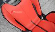 CARBON BUCKET SEATS LWCB for FERRARI F430 SPIDER 2005 - 2009

A single seat can be sold, purchasing a pair is not required.

All bucket seats photos on our website are real images of the actual product.

We produce custom carbon bucket seats for every Ferrari models. We offer fully customizable options.

Custom Options:

Cushion Inserts: Custom Design
Finishing Options: Alcantara, Leather, Cloth
Logo Options: Custom Logo by your request
Seats shell material: Dry Carbon

NOTE: Professional installation is re