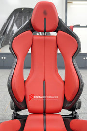 CARBON BUCKET SEATS LWCB for FERRARI F430 SPIDER 2005 - 2009

A single seat can be sold, purchasing a pair is not required.

All bucket seats photos on our website are real images of the actual product.

We produce custom carbon bucket seats for every Ferrari models. We offer fully customizable options.

Custom Options:

Cushion Inserts: Custom Design
Finishing Options: Alcantara, Leather, Cloth
Logo Options: Custom Logo by your request
Seats shell material: Dry Carbon

NOTE: Professional installation is re