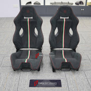 CARBON BUCKET SEATS LWCB for FERRARI F430 SPIDER 2005 - 2009

A single seat can be sold, purchasing a pair is not required.

All bucket seats photos on our website are real images of the actual product.

We produce custom carbon bucket seats for every Ferrari models. We offer fully customizable options.

Custom Options:

Cushion Inserts: Custom Design
Finishing Options: Alcantara, Leather, Cloth
Logo Options: Custom Logo by your request
Seats shell material: Dry Carbon

NOTE: Professional installation is re