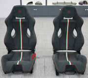 CARBON BUCKET SEATS LWCB for FERRARI F430 SPIDER 2005 - 2009

A single seat can be sold, purchasing a pair is not required.

All bucket seats photos on our website are real images of the actual product.

We produce custom carbon bucket seats for every Ferrari models. We offer fully customizable options.

Custom Options:

Cushion Inserts: Custom Design
Finishing Options: Alcantara, Leather, Cloth
Logo Options: Custom Logo by your request
Seats shell material: Dry Carbon

NOTE: Professional installation is re