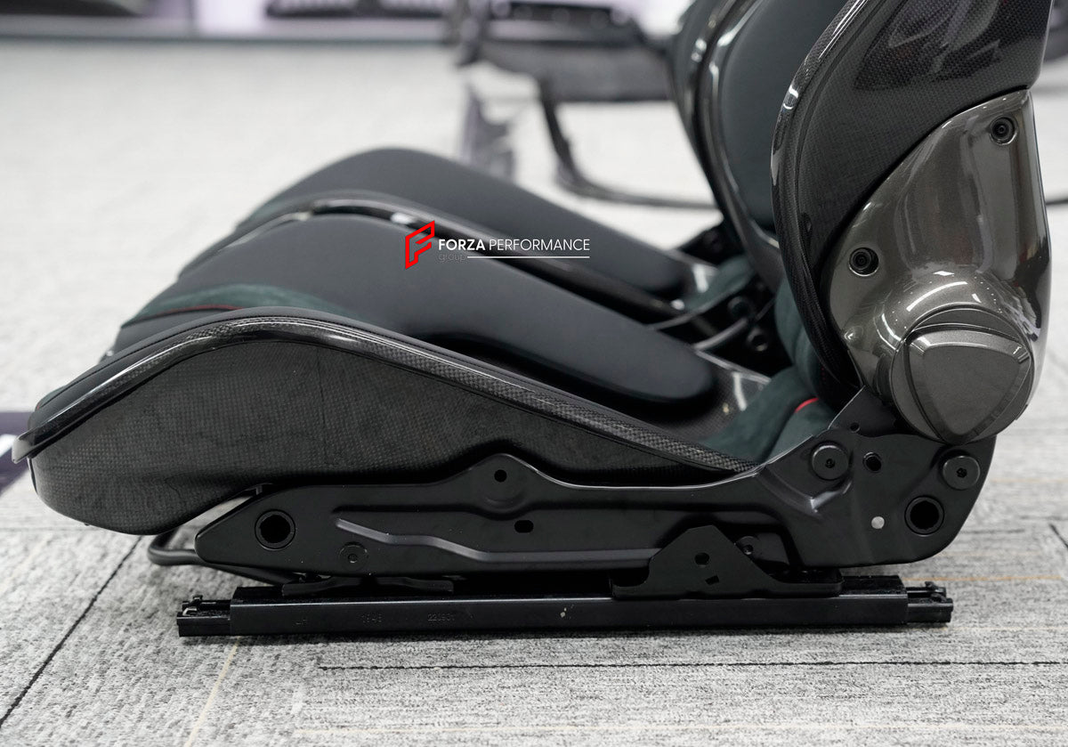 CARBON BUCKET SEATS LWCB for FERRARI F430 SPIDER 360 MODENA 458 ITALIA 488 GTB PISTA 812 GTS SUPERFAST F12 BELINETTA F8 TRIBUTO 296 SF90 STRADALE PORTOFINO M CALIFORNIA T PUROSANGUE ROMA 12CILINDRI

A single seat can be sold, purchasing a pair is not required.

All bucket seats photos on our website are real images of the actual product.

We produce custom carbon bucket seats for every Ferrari models. We offer fully customizable options.

Custom Options:

Cushion Inserts: Custom Design

Finishing Options: A