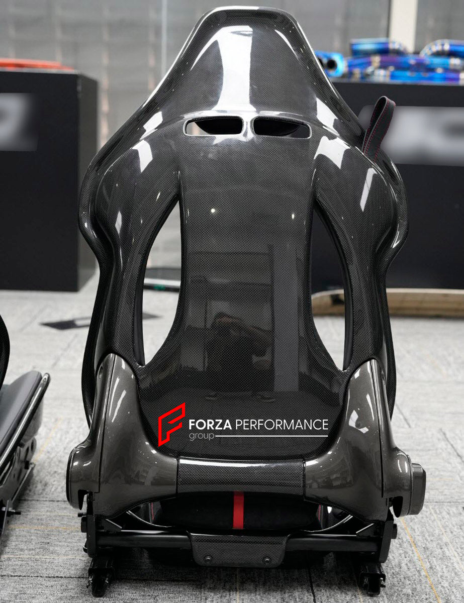 CARBON BUCKET SEATS LWCB for FERRARI F430 SPIDER 2005 - 2009

A single seat can be sold, purchasing a pair is not required.

All bucket seats photos on our website are real images of the actual product.

We produce custom carbon bucket seats for every Ferrari models. We offer fully customizable options.

Custom Options:

Cushion Inserts: Custom Design
Finishing Options: Alcantara, Leather, Cloth
Logo Options: Custom Logo by your request
Seats shell material: Dry Carbon

NOTE: Professional installation is re