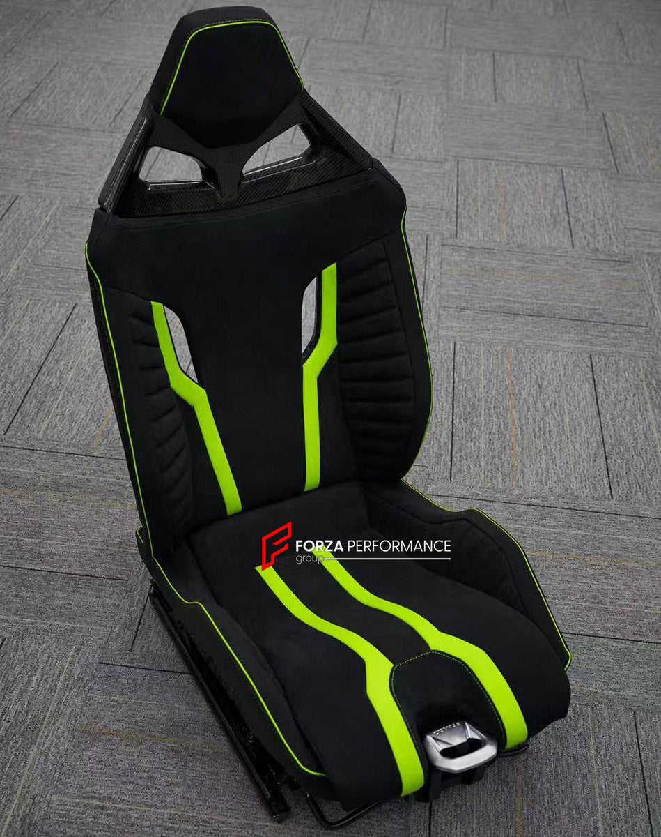 CARBON BUCKET SEATS LWCB for LAMBORGHINI AVENTADOR GALLARDO HURACAN REVUELTO TEMERARIO URUS

A single seat can be sold, purchasing a pair is not required.

All bucket seats photos on our website are real images of the actual product.

We produce custom carbon bucket seats for every Lamborghini models. We offer fully customizable options.

Custom Options:

Cushion Inserts: Custom Design
Finishing Options: Alcantara, Leather, Cloth
Logo Options: Custom Logo by your request
Seats shell material: Carbon

NOTE: 