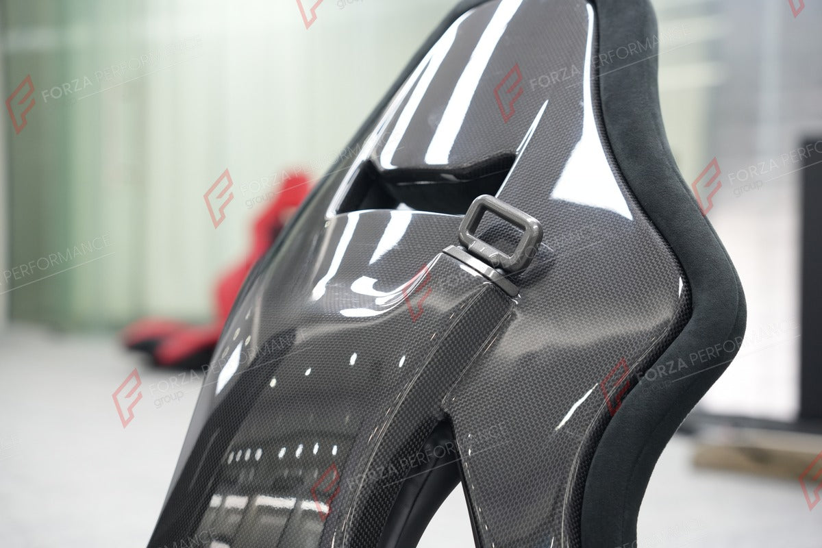 CARBON BUCKET SEATS LWCB for LOTUS ELISE EMIRA EVORA EXIGE

A single seat can be sold, purchasing a pair is not required.

All bucket seats photos on our website are real images of the actual product.

We produce custom carbon bucket seats for every Lotus models. We offer fully customizable options.

Custom Options:

Cushion Inserts: Custom Design
Finishing Options: Alcantara, Leather, Cloth
Logo Options: Custom Logo by your request
Seats shell material: Carbon

NOTE: Professional installation is required.
