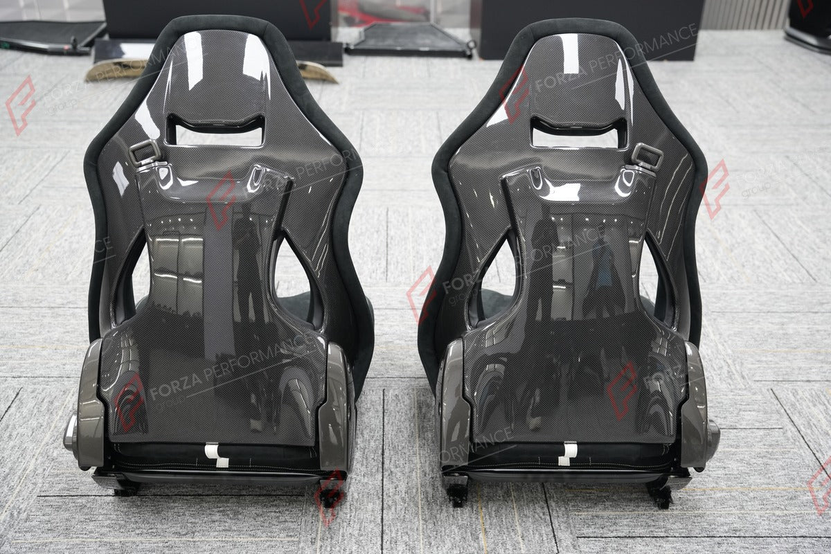 CARBON BUCKET SEATS LWCB for LOTUS ELISE EMIRA EVORA EXIGE

A single seat can be sold, purchasing a pair is not required.

All bucket seats photos on our website are real images of the actual product.

We produce custom carbon bucket seats for every Lotus models. We offer fully customizable options.

Custom Options:

Cushion Inserts: Custom Design
Finishing Options: Alcantara, Leather, Cloth
Logo Options: Custom Logo by your request
Seats shell material: Carbon

NOTE: Professional installation is required.
