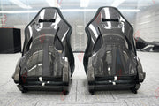CARBON BUCKET SEATS LWCB for LOTUS ELISE EMIRA EVORA EXIGE

A single seat can be sold, purchasing a pair is not required.

All bucket seats photos on our website are real images of the actual product.

We produce custom carbon bucket seats for every Lotus models. We offer fully customizable options.

Custom Options:

Cushion Inserts: Custom Design
Finishing Options: Alcantara, Leather, Cloth
Logo Options: Custom Logo by your request
Seats shell material: Carbon

NOTE: Professional installation is required.
