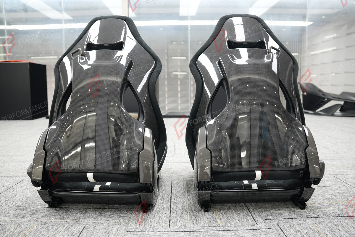 CARBON BUCKET SEATS LWCB for LOTUS ELISE EMIRA EVORA EXIGE

A single seat can be sold, purchasing a pair is not required.

All bucket seats photos on our website are real images of the actual product.

We produce custom carbon bucket seats for every Lotus models. We offer fully customizable options.

Custom Options:

Cushion Inserts: Custom Design
Finishing Options: Alcantara, Leather, Cloth
Logo Options: Custom Logo by your request
Seats shell material: Carbon

NOTE: Professional installation is required.
