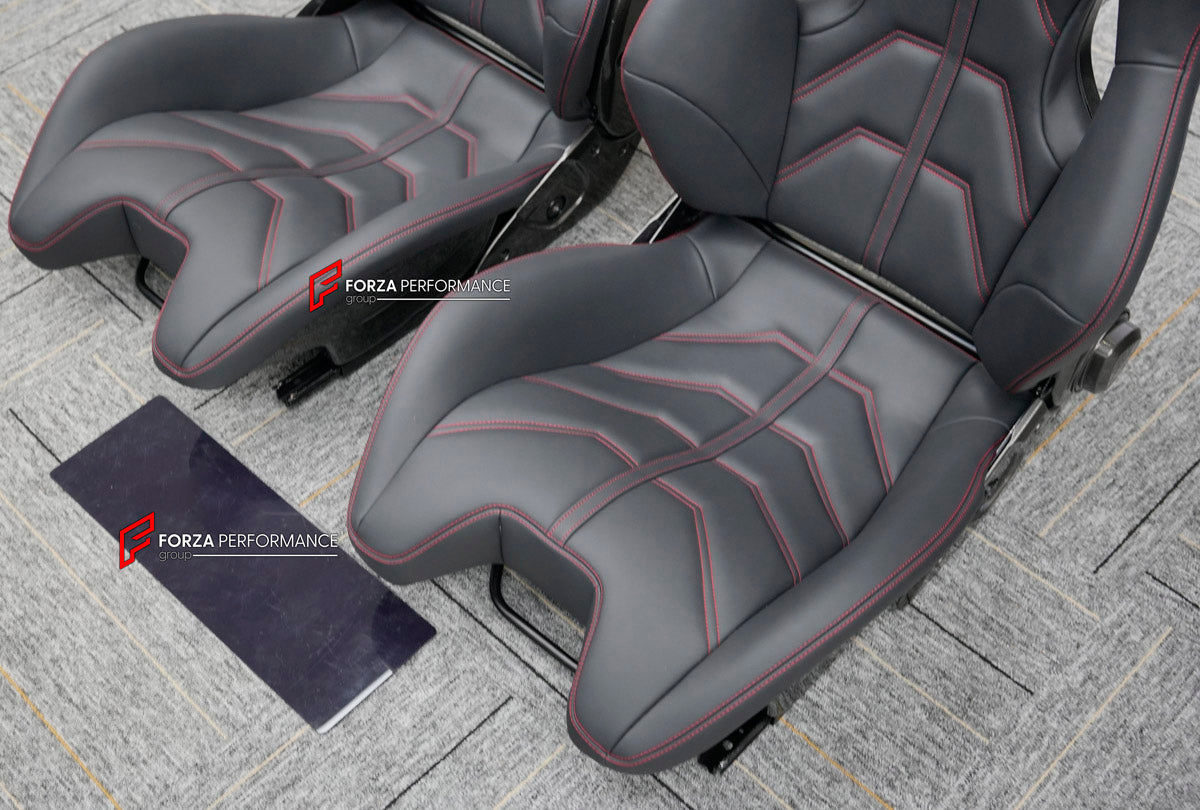 CARBON BUCKET SEATS LWCB for LOTUS ELISE EMIRA EVORA EXIGE

A single seat can be sold, purchasing a pair is not required.

All bucket seats photos on our website are real images of the actual product.

We produce custom carbon bucket seats for every Lotus models. We offer fully customizable options.

Custom Options:

Cushion Inserts: Custom Design
Finishing Options: Alcantara, Leather, Cloth
Logo Options: Custom Logo by your request
Seats shell material: Carbon

NOTE: Professional installation is required.
